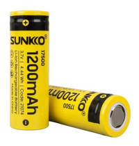 Sunkko 21074 17500 3.7 V 1200 mAh Li-ion Kalem Şarjlı Pil 2 'li