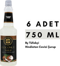 By Tüfekçi Hindistan Cevizi Kahve Şurubu 6x6x750 ml