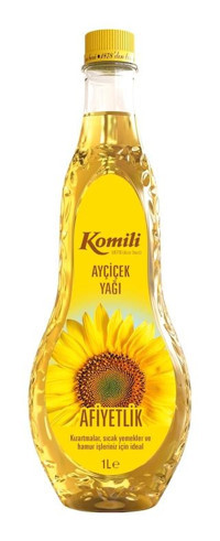 Komili Afiyetlik Pet Ayçiçek Yağı 1 lt