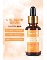 Loxxun C Vitaminli Canlandırıcı Jel Yüz Serumu 30 ml