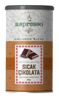 Aspresso Gourmet Selection Kutu Sıcak Çikolata 250 gr