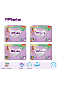 Canbebe 6 Numara Cırtlı Bebek Bezi 144 Adet