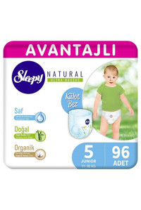 Sleepy Natural Junior 5 Numara Organik Külot Bebek Bezi 96 Adet