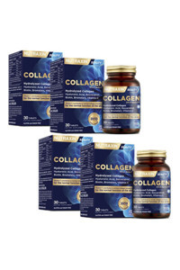 Nutraxin Beauty Gold Collagen Tablet Kolajen 4x30 Tablet