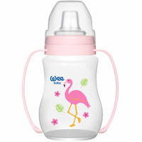 Wee Baby Akıtmaz Kulplu 250 ml Alıştırma Bardağı Beyaz