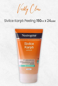 Neutrogena Visibly Clear Leke Giderici Jel Tüp Yüz Peelingi 24x150 ml