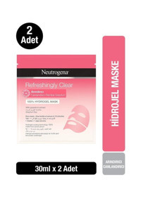 Neutrogena Refreshingly Clear Nemlendiricili Soyulabilir Jel Yüz Maskesi 2x30 ml