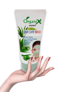 Organix Rinseable Aloe Veralı Nemlendiricili Krem Yüz Maskesi 150 ml