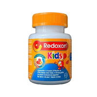 Redoxon C+D Vitamini & Çinko Kids Meyve Aromalı(Çilek Papaya Portakal) Çocuk Vitamin 60 Adet