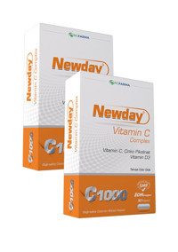 Newday Vitamin C Complex Yetişkin 2x30 Adet