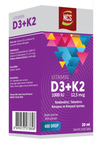 Ncs Vitamin D3 K0 Yetişkin 20 ml