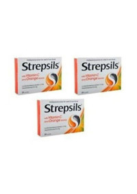 Strepsils Vitamin C Portakallı Yetişkin 3x24 Adet