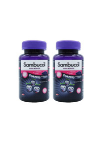 Sambucol Plus Kids Kara Mürver Özütü Çocuk Vitamin Mineral 2x60 Adet