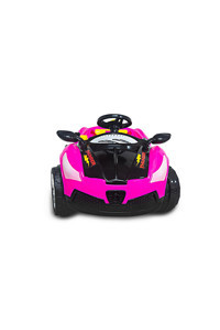 Uj Toys 12 V Üstü Açık Tek Kişilik Akülü Araba Pembe