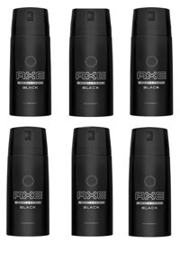 Axe Black Pudrasız Ter Önleyici Sprey Erkek 6x150 ml