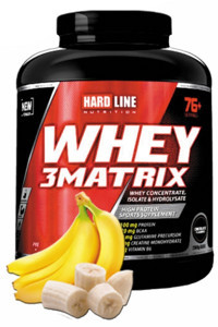 Hardline Whey 3 Matrix Muzlu Whey Protein Protein Tozu 2.3 Kg