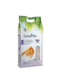 Garden Mix Lavanta Kokulu Topaklanan İnce Taneli Bentonit Kedi Kumu 5 lt