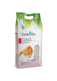 Garden Mix Kokusuz Topaklanan İnce Taneli Bentonit Kedi Kumu 5 lt