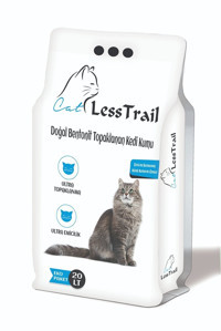 Less Trail Kokusuz Topaklanan İnce Taneli Bentonit Kedi Kumu 20 lt