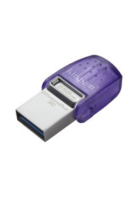 Kingston Data Traveler DTDUO3CG3 Mini Çift Taraflı USB 3.2 Type A-Type C 256 GB Flash Bellek Mor