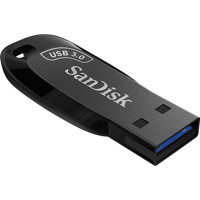 SanDisk Ultra Shift SDCZ410-128G-G46 Şifreli USB 3.0 Type A 128 GB Flash Bellek Siyah