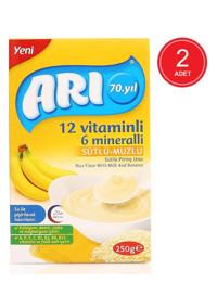 Arı Tahıllı Pirinç Unlu Probiyotikli Kaşık Maması 2x250 gr