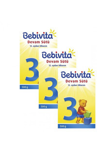 Bebivita Probiyotikli 3 Numara Devam Sütü 3x500 gr