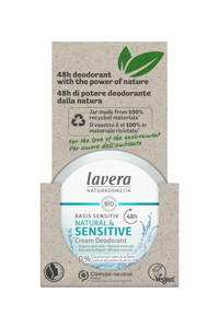 Lavera Natural&Sensitive Pudrasız Ter Önleyici Antiperspirant Krem Unisex Deodorant 50 ml