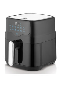 Conti Cdf-451 Airfryer 4.5 lt Tek Hazneli Izgara Yapan Led Ekranlı Yağsız Sıcak Hava Fritözü Siyah