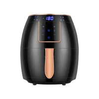 Kkmoon Airfryer 5.9 lt Tek Hazneli Led Ekranlı Yağsız Sıcak Hava Fritözü Siyah