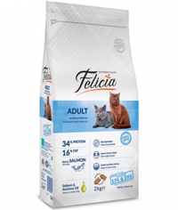 Felicia Somonlu Tahıllı Yetişkin Kuru Kedi Maması 2 kg