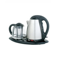 Fakir Teapot Otomatik Çelik Demlikli 1600 W Işıklı Çelik Gövdeli Gri Retro Çay Makinesi