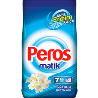 Peros Matik Beyazlar İçin 51 Yıkama Toz Deterjan 7 kg