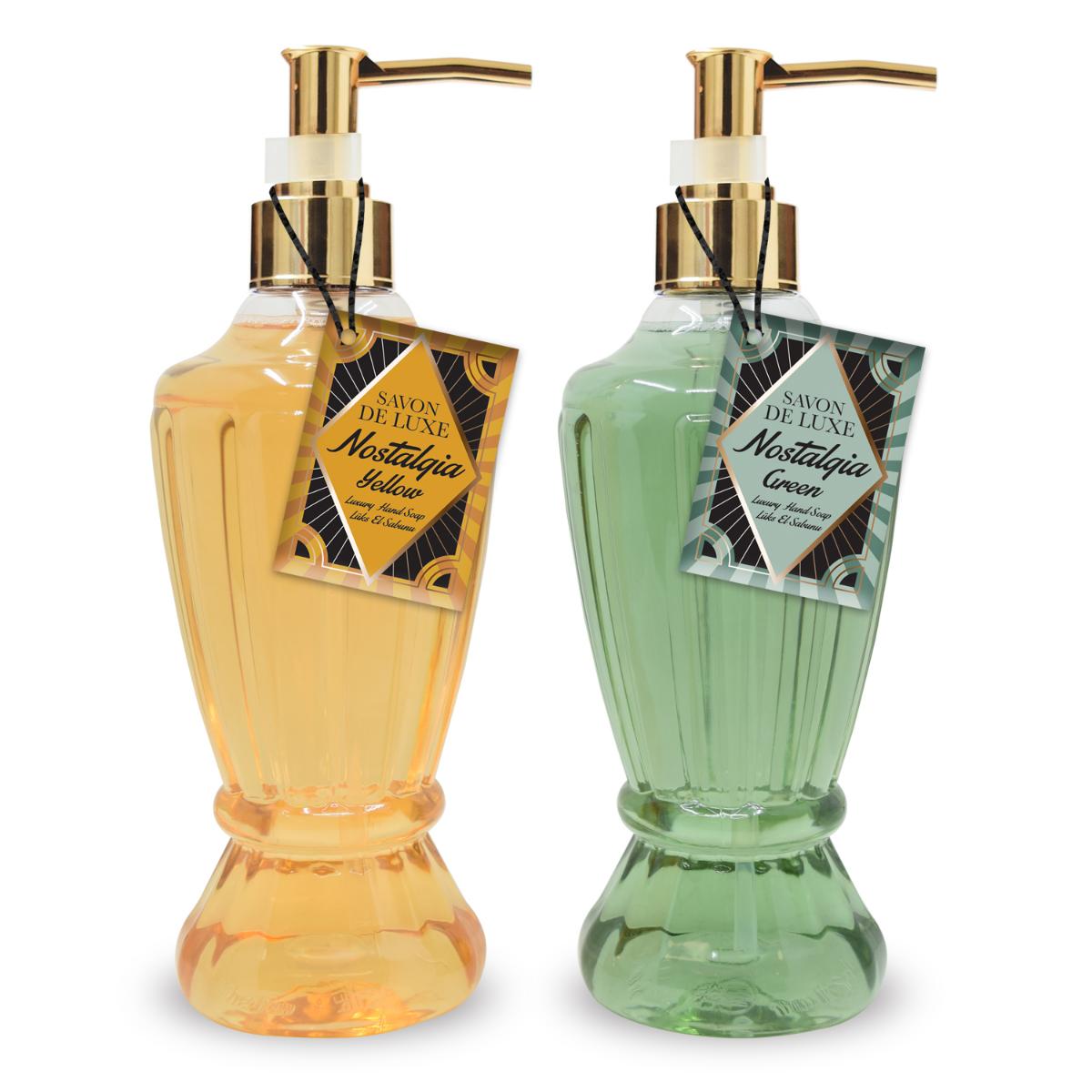 Savon De Luxe Nostalgia Green Ve Yellow Luxury Nemlendiricili Sıvı Sabun 2 x 500 ml 2'li