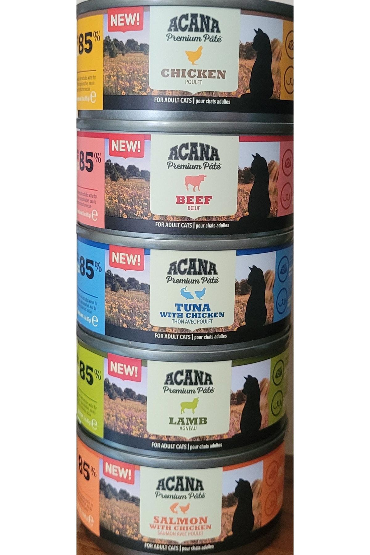 Acana Premium Pate Karışık Yetişkin Yaş Kedi Maması 5x85 gr