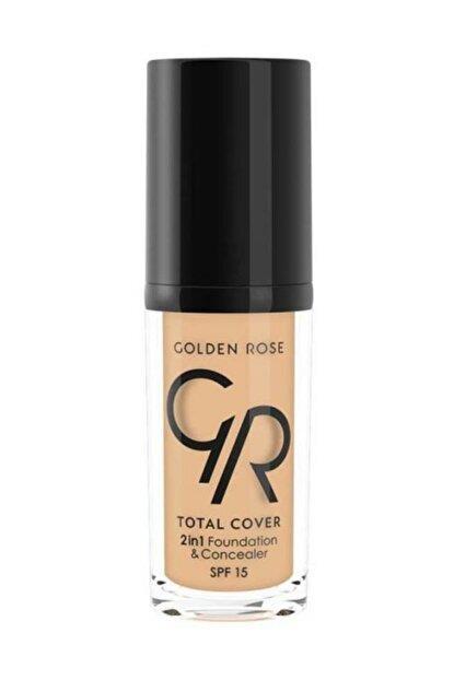 Golden Rose Total Cover 2 in 1 22 Likit Serum Fondöten 30 ml