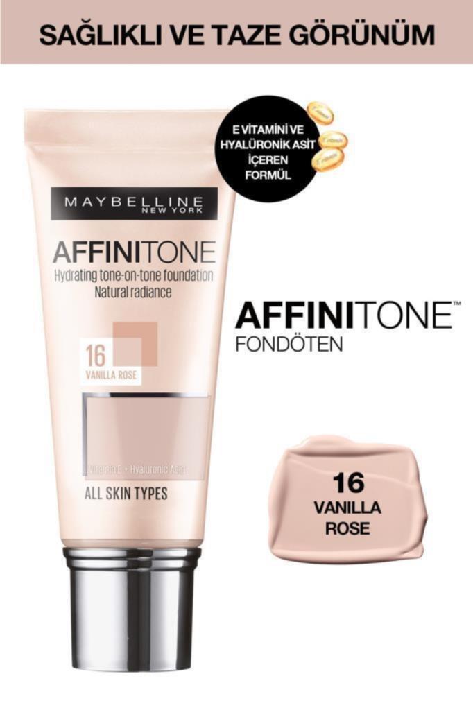 Maybelline New York Affiniton Perfecting Protecting 16 Vanılla Rose Likit Tüp Fondöten 30 ml