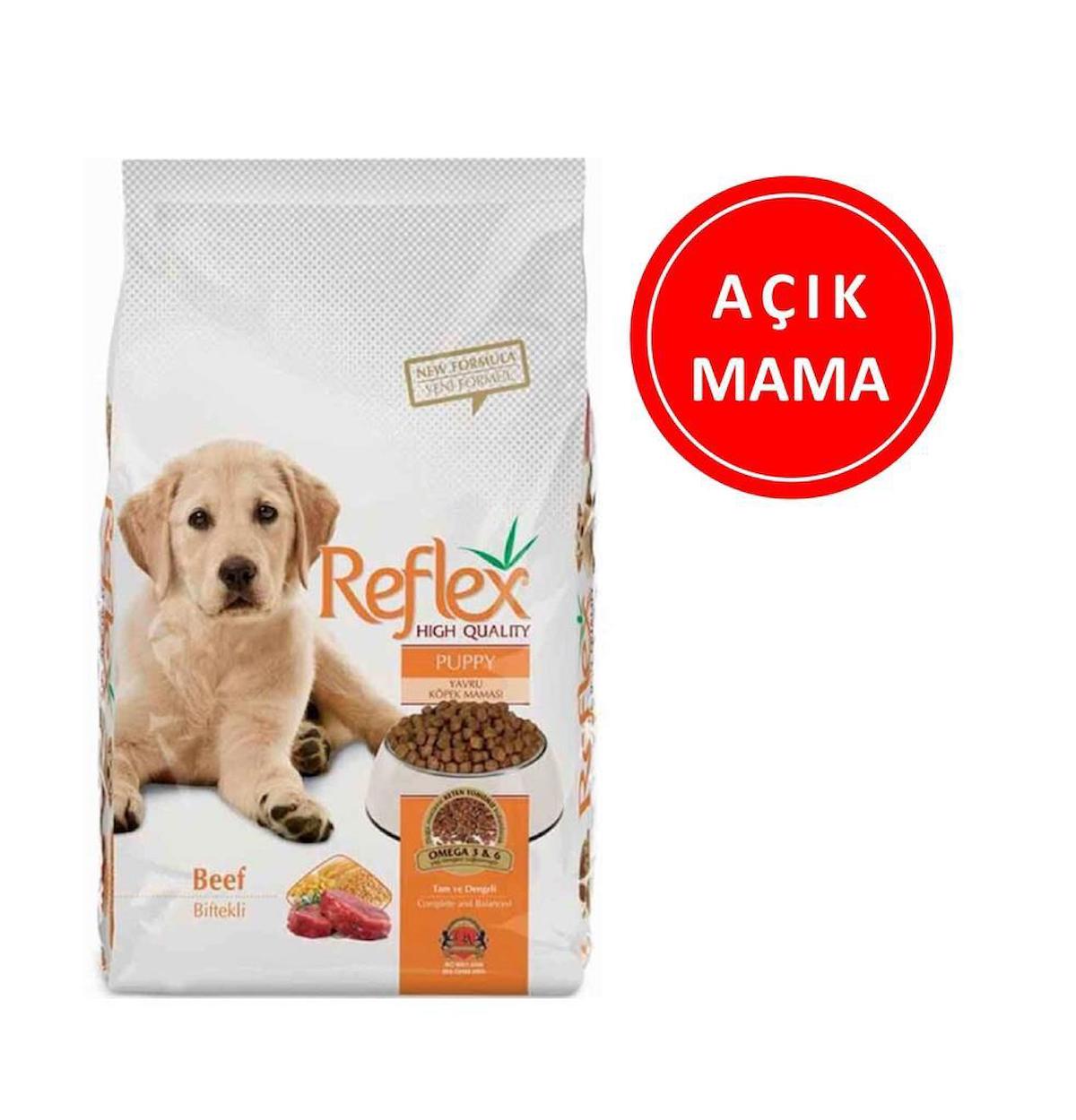 Reflex High Quality Biftekli Tüm Irklar Yavru Kuru Köpek Maması 1 kg