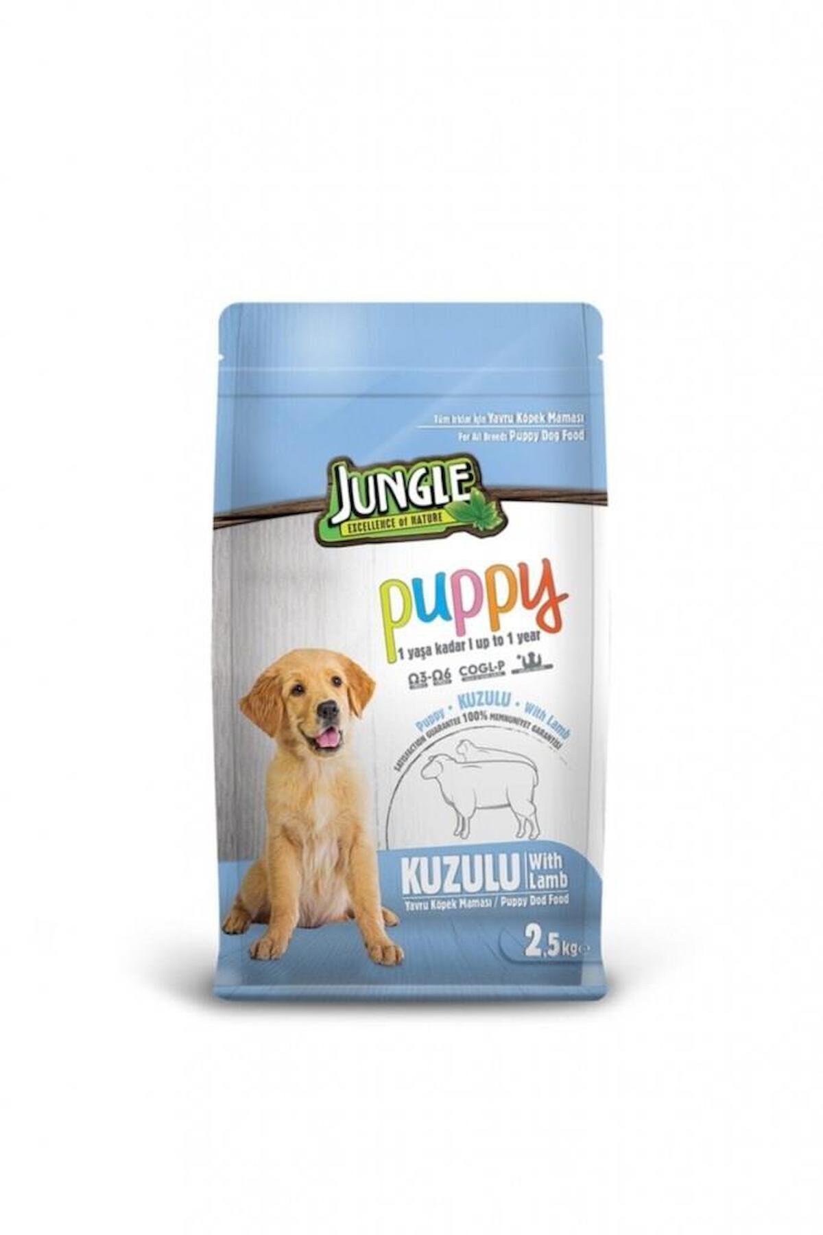 Jungle Kuzu Etli Tüm Irklar Yavru Kuru Köpek Maması 2.5 kg