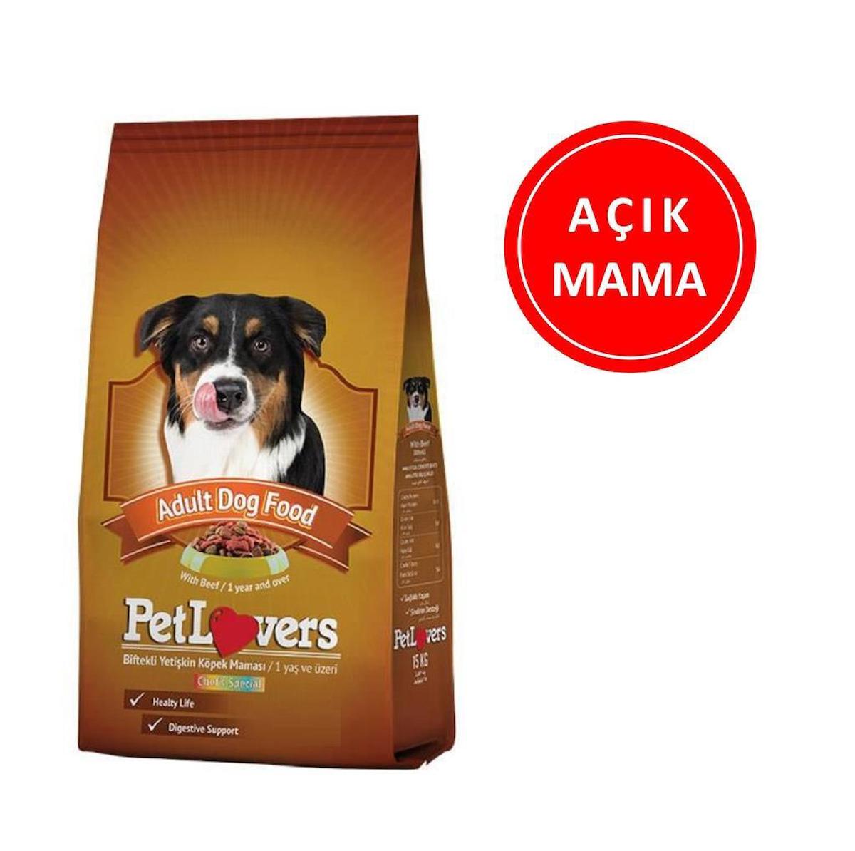 Pet Lovers Biftekli Tüm Irklar Yetişkin Kuru Köpek Maması 1 kg