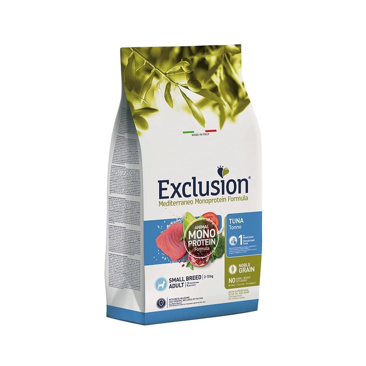 Exclusion Monoprotein Ton Balıklı Küçük Irk Yetişkin Kuru Köpek Maması 2 kg