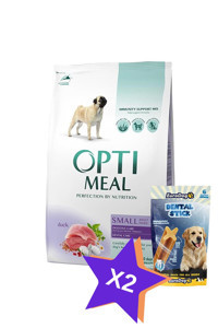 Optimeal Super Premium Ördekli Küçük Irk Yetişkin Kuru Köpek Maması 4 kg