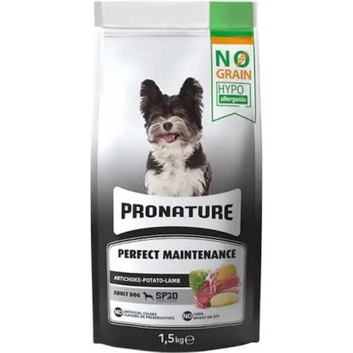 Pronature Perfect Maintenance Enginarlı Kuzu Etli ve Patates Tüm Irklar Yetişkin Kuru Köpek Maması 1.5 kg