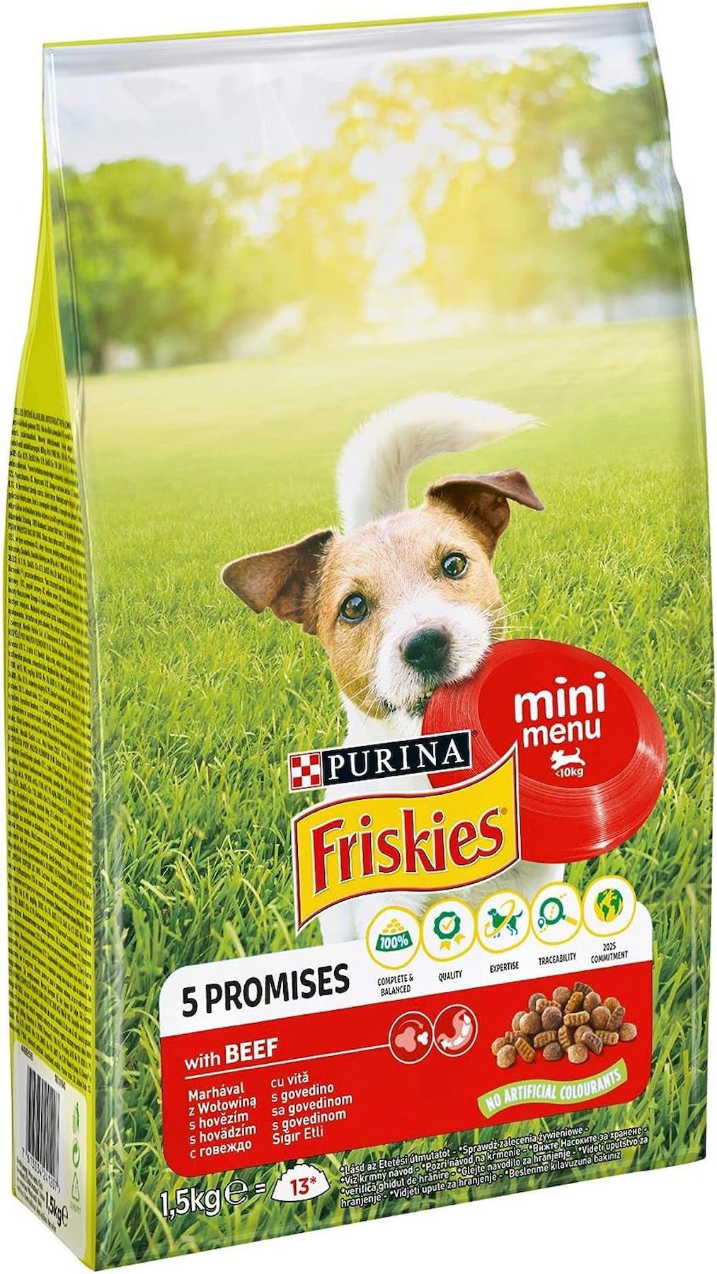 Purina Friskies Etli Tüm Irklar Yetişkin Kuru Köpek Maması 1.5 kg