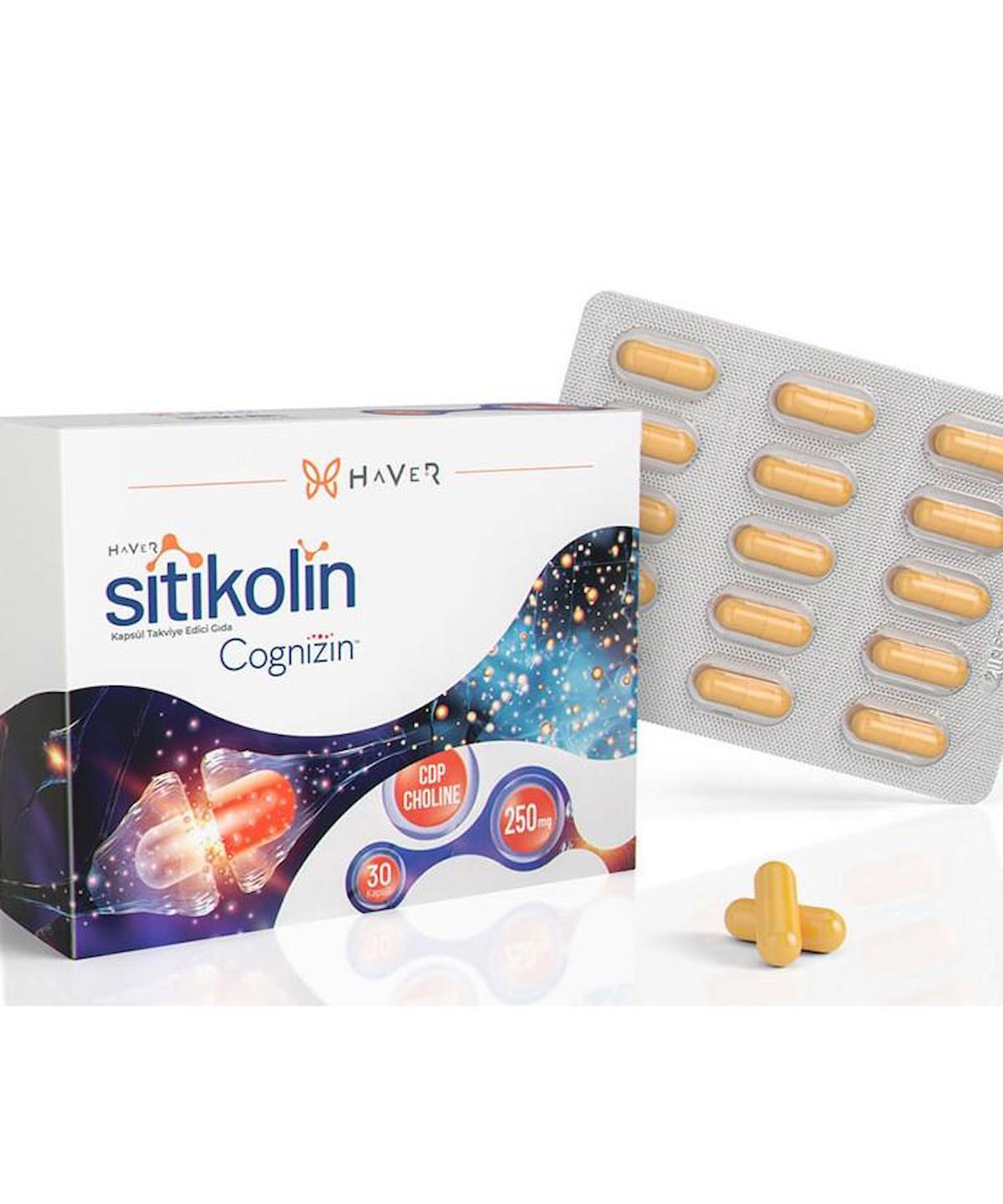 Haver Sitikolin Cognizin Aromasız Unisex Vitamin 30 Kapsül