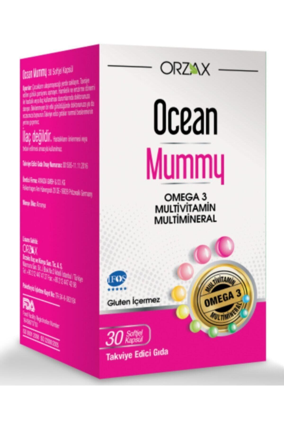 Ocean Orzax Mummy Aromasız Unisex Vitamin 30 Kapsül