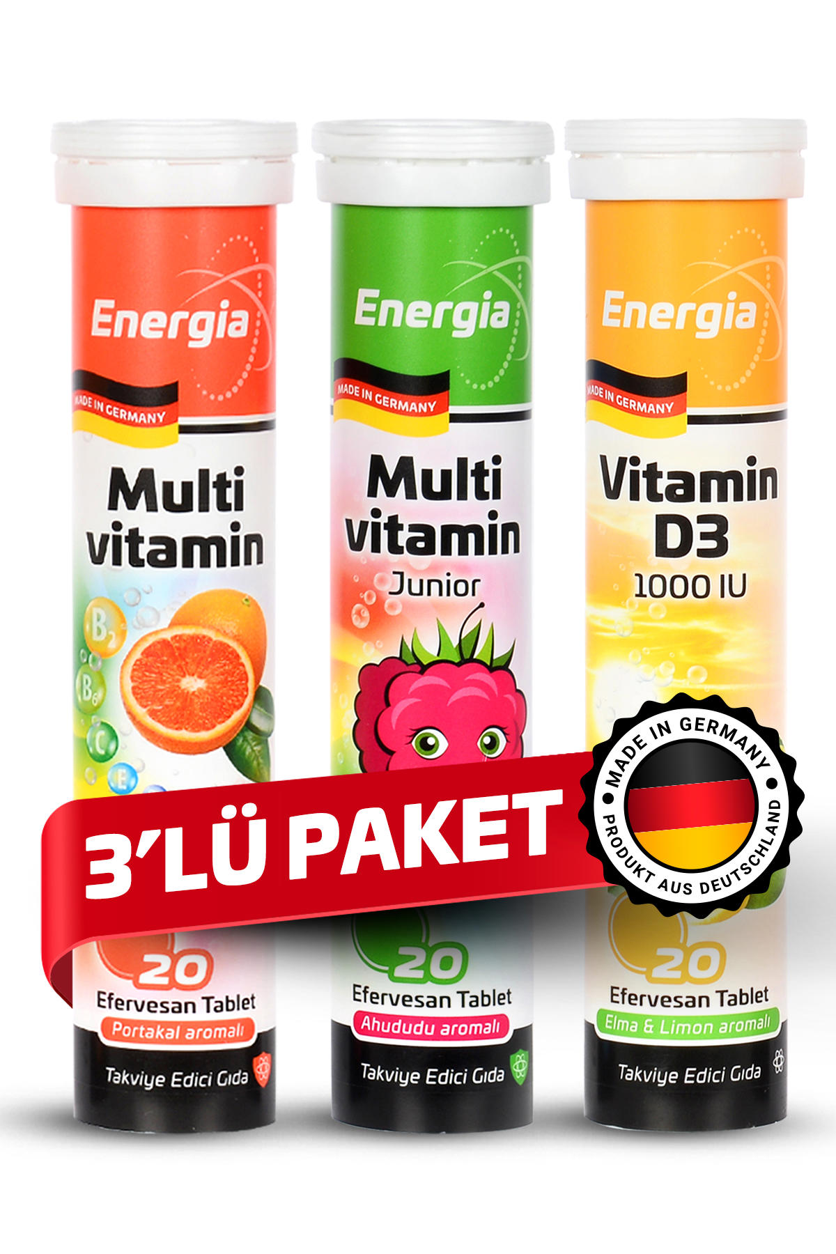 Energia Çocuk Vitamin 3x20 Tablet