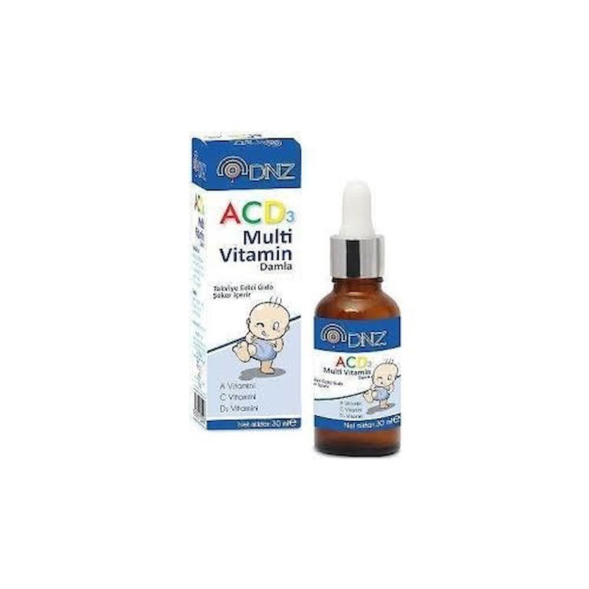 Dnz Acd3 Sade Çocuk Vitamin 30 ml