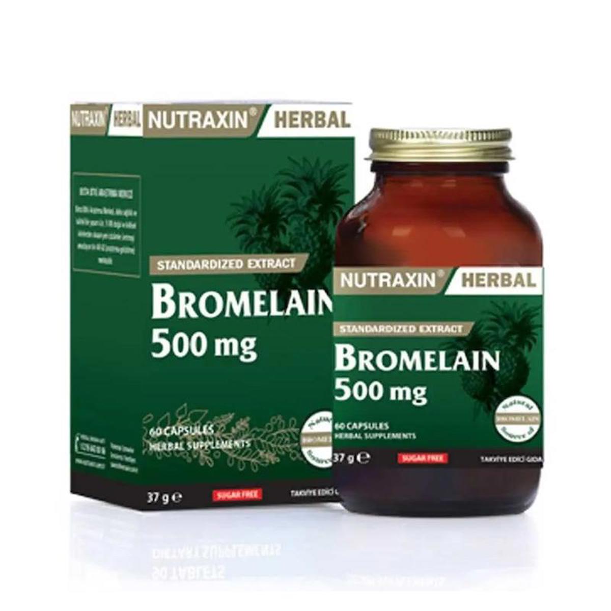 Nutraxin Plus Bromelain Aromalı Unisex Vitamin 60 Tablet