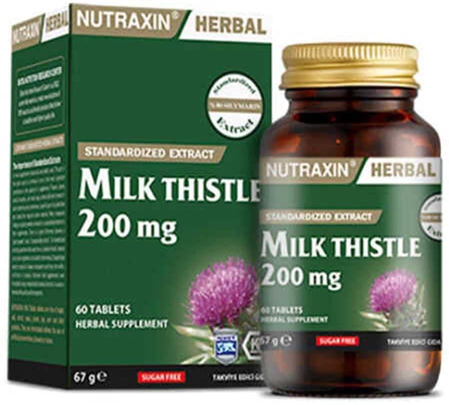 Nutraxin Plus Mılk Thıstle Aromasız Yetişkin Bitkisel Besin Desteği 60 Tablet